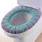 Winter Warm Toilet Seat Cover Mat Bathroom Toilet Pad Cushion with Handle Thicker Soft Washable Closestool Warmer Accessories