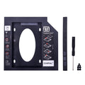 CHIPAL Second 2nd HDD Caddy 9MM 9.5MM 12.7MM SATA 3.0 for 2.5&#39;&#39; SSD Case Hard Disk Drive Adapter for Laptop CD DVD-ROM Optibay
