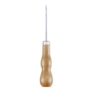 3PCS/SET Wooden Handle Sewing Awl Hand Stitcher Leathe Punch Tool DIY Shoe Repair Hook Tool Leather accessories