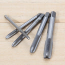 5pcs Hss Machine Screw Thread Metric Plug Tap Screw Taps 3mm 4mm 5mm 6mm 8mm M3-M8 Set Kit Screw Thread Tap Drill M3 M4 M5 M6 M8