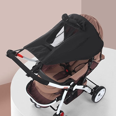 Universal Baby Stroller Accessories Sun Shade Cover UV Protection Sunshade Carriage Canopy Cover for Pram BabyCar Seat Sun Visor
