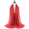 72*175cm Hijab Chiffon 2021 Maxi Big Size Scarf For Muslim Women Headscarf Ladies Headwraps Pashmina Hijab Muslim Fashion Islam