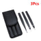 Anti-static Stainless Steel Tweezers Maintenance Tools Industrial Precision Straight Tweezers Repair Tool For Eyebrow DIY