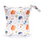 [Sigzagor]Wet Dry Bag With Two Zippered For Baby Diapers Nappies Waterproof Reusable 36cmx29cm