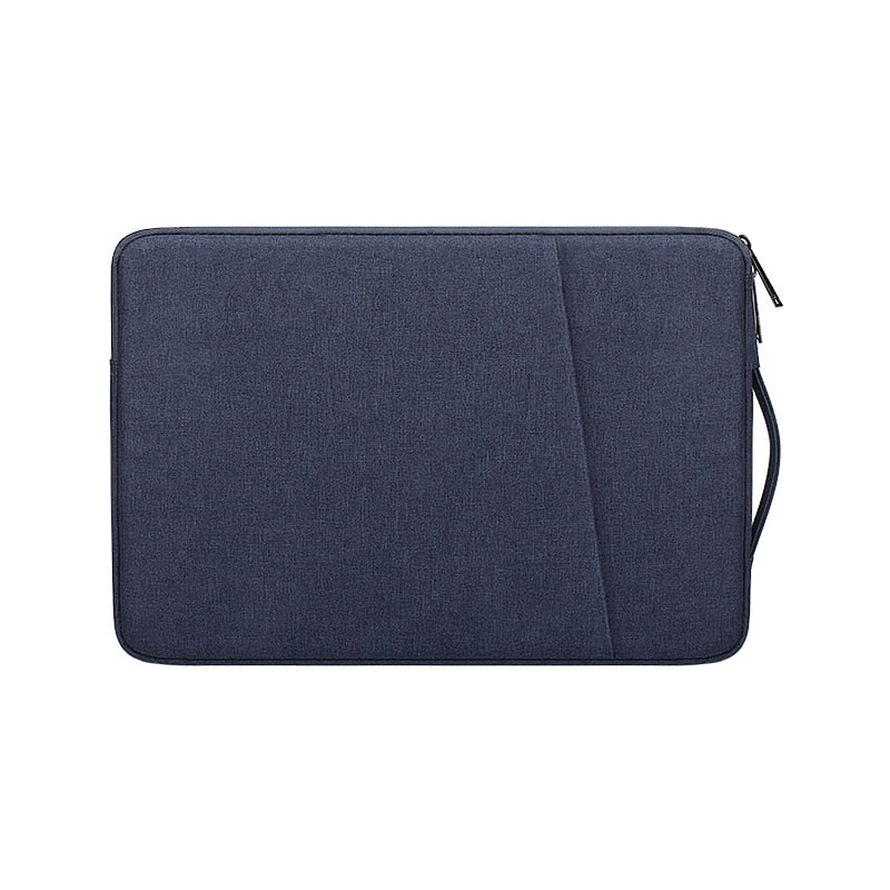 Side Carry Laptop Bag with Front Bag for iPad 13/14/15 inch Notebook Case for Macbook Computer Handbag Laptop Sleeve Briefcase