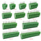 2.54mm/0.1&quot; Pitch PCB Screw Terminal Block Connector 2P 3P 4P 5P 6P 7P 8P 9P 10P 12P 16Pin Terminals 150V 6A for 26-18AWG Cable
