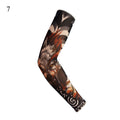 1PC Street Tattoo Arm Sleeves Sun UV Protection Arm Cover Seamless Outdoor Basketball Riding Sunscreen Arm Sleeves For Men Women