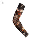 1PC Street Tattoo Arm Sleeves Sun UV Protection Arm Cover Seamless Outdoor Basketball Riding Sunscreen Arm Sleeves For Men Women