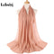 Muslim 2021 New Chiffon Hijab Scarf Women Solid Color Soft Long Shawls and Wraps Islamic Head Scarves Fashion turbante mujer