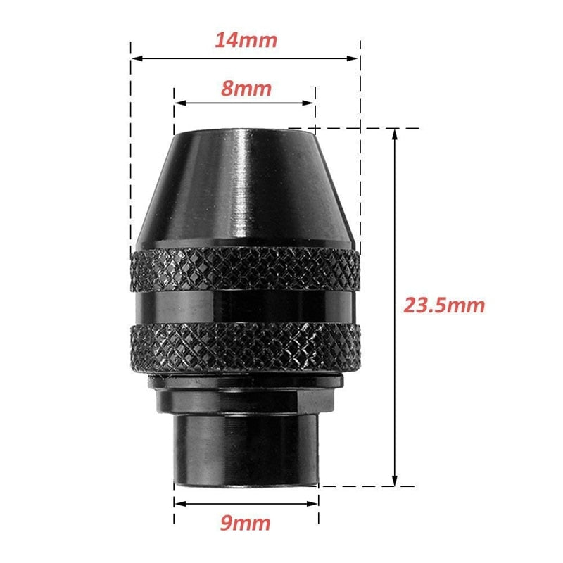 3Pcs Multi Quick Change Keyless Chuck Universal Chuck Replacement For Dremel 4486 Rotary Tools 3000 4000 7700 8200