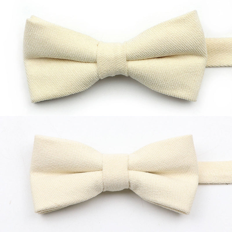 NEW Macarons Solid Color Men Bow Tie Super Soft Suede Classic Shirts Bowtie Bowknot Adult Child Butterfly Cravats For Wedding