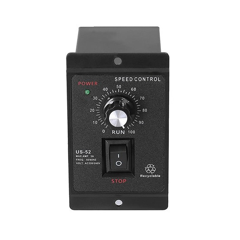 1Pc 400W AC Motor Speed Controller Speed Pinpoint Regulator Forward And Backward AC 220V 50Hz 60Hz Mini Motor Speed Control Unit