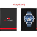 KAT-WACH Watch Male 2022 Sports Digital Watches Men Waterproof Steel Military Quartz Watch For Men Wristwatch Relogio Masculino