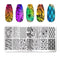 PICT YOU 12*6cm Nail Art Templates Stamping Plate Design Flower Animal Glass Temperature Lace Stamp Templates Plates Image