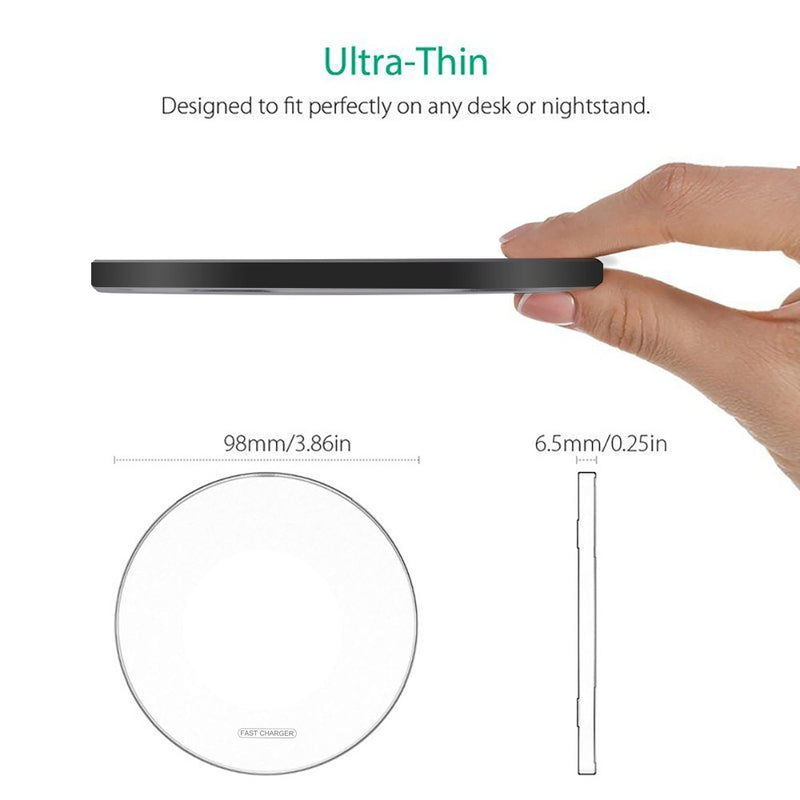 30W Qi Wireless Charger For iPhone 13 12 11 Pro Xs Max Mini X Xr Induction Fast Wireless Charging Pad For Samsung s8 s9 s10 note