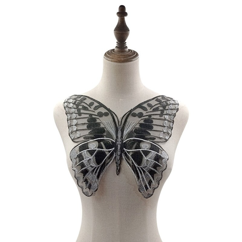 Royal Style Cotton Fake Collar Shawl Wrap Hollow Out Floral Lace Ruffled Trim Necklace Pointed Triangle Lapel Blouse