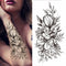 Sexy Flower Bird Temporary Waterproof Tattoo Sticker Girl Butterfly Dreamcatcher Cross Body Arm Sleeve Chest Fake Totem Women