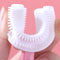 Baby Toothbrush Children 360 Degree U-shaped Child Toothbrush Teethers Baby Brush Silicone Kids Teeth Oral Care Cleaning