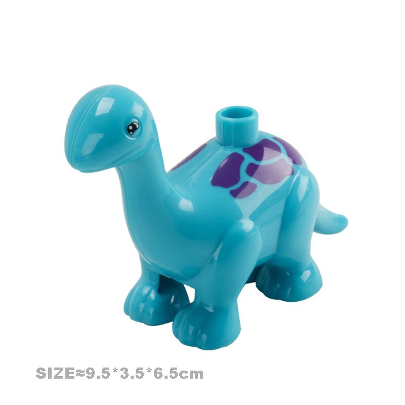 Multiple Styles Big Size Building Blocks Animals Accessories Figures Farm Zoo DIY Bricks Education Assemble Toys For Children