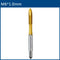 HSS Titanium Coating Screw Tap Drill Bit M2 M2.5 M3 M3.5 M4 M5 M6 M8 M10 M12 Metric Straight Flute Thread Tap Hand Tools