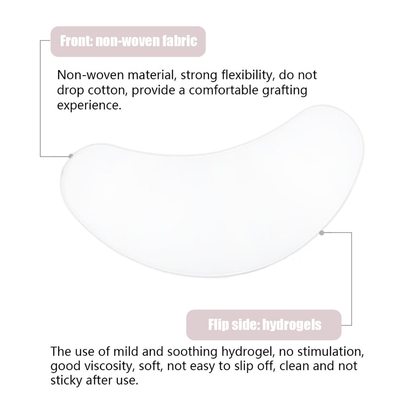 20/50/100 Pairs Eye Pad Eyelash Pad Gel Patch Patch Grafted Under The Eyelashes For False Eyelash Extension Paper Sticker Makeup