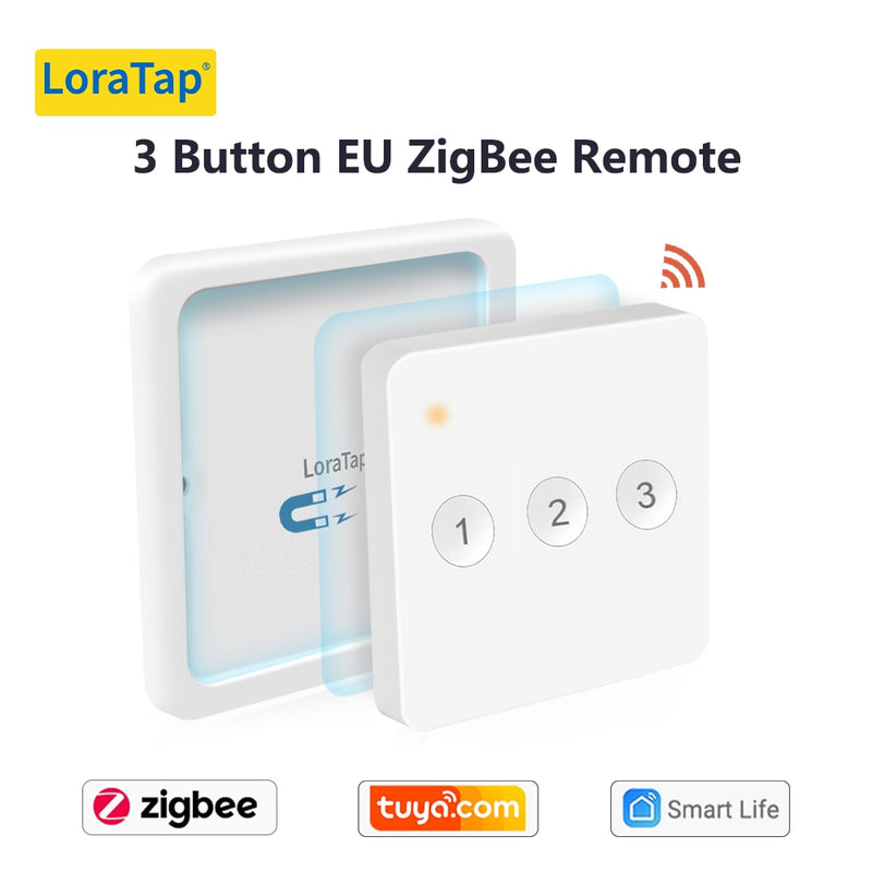 ZigBee 3.0 Wireless 12 Push Button Remote Tuya Scene Automation Control Switch Smart Life Alexa Home Assistant Zigbee2MQTT