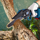 6 Inch Handheld Electric Saw.2PCS Lithium Battery with Indicator.Portable Mini Pruning Chainsaw Garden Woodworking Cutting Tool