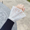 New Fake sleeves autumn winter wild sweater decorative sleeves pleated wrist Pleated organ fake sleeves universal fake cuff