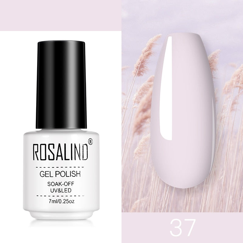 ROSALIND Nail Gel Polish Semi Permanent Polish All For Manicure Nails Art UV Hybrid Varnishes Gellak Base TOP Primer For Nails