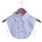 Women Cotton Lace Fake Collar Blouse Vintage Detachable Collar Women&
