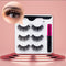 3Pairs Magnetic Lashes 3D Mink Eyelashes Wholesale Fake Eyelashes Magnetic Eyeliner With Tweezer Makeup Set For Beauty Faux Cils