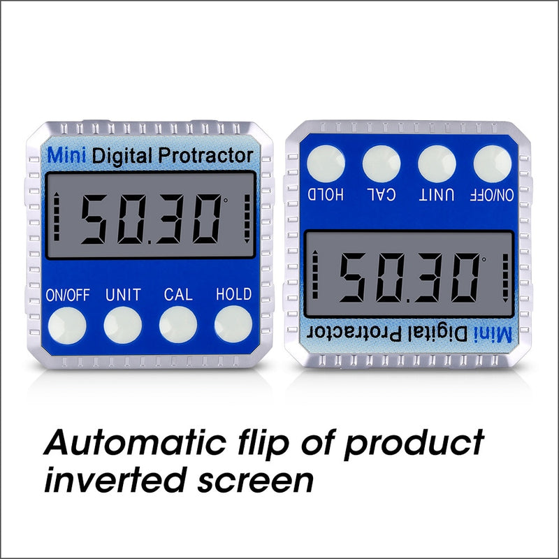 RZ Angle Protractor Universal Bevel 360 Degree Mini Electronic Digital Protractor Inclinometer Tester Measuring Tools MT2010