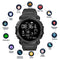 FD68S Smart Watches Men Women Heart Rate Health Monitoring Clock Waterproof Sports Multifunctional Smart Watch Male 1.44 Inch