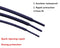 5 METER/LOT BLACK 1mm 1.5mm 2mm 2.5mm 3mm 3.5mm 4mm 5mm 6mm Heat Shrink Tubing Tube