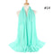 Muslim Bubble Chiffon Hijab Scarf Women Solid Color Soft Long Shawls and Wraps Georgette Head Scarves Ladies Hijabs