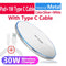 30W Qi Wireless Charger For iPhone 13 12 11 Pro Xs Max Mini X Xr Induction Fast Wireless Charging Pad For Samsung s8 s9 s10 note