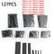 127/164/328/530pcs Heat Shrink Tube Kit Shrinking Assorted Polyolefin Insulation Sleeving Heat Shrink Tubing Wire Cable 2:1