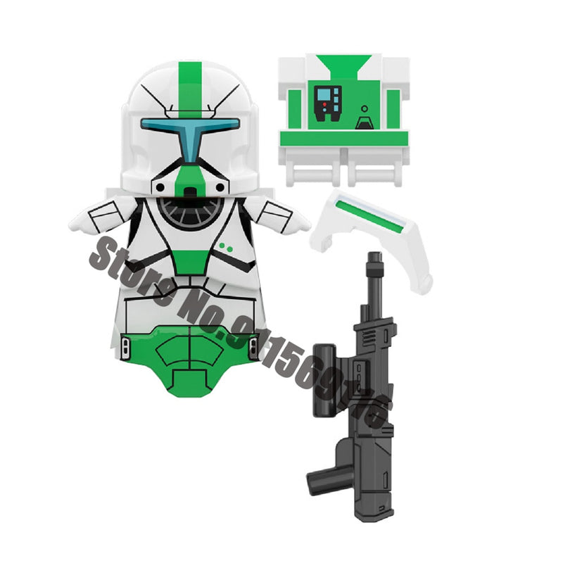 DISNEY ARC Clone Troopers Building Blocks LUKE Skywalker Mandalorians Boba Fett Palpatine Yoda R2D2 Bricks Action Figures Toys
