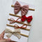 5Pcs/Set Baby Headband Bows For Girls Headbands Children Elastic Hair Bands New Born Hairband Soft Toddler Cute Accessories
