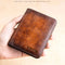 Genuine Leather Rfid Protection Wallets for Men Vintage Thin Short Multi Function ID Credit Card Holder Money Bag