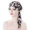 2021 New Elastic Fashion Turban Hat Solid Color Women Warm Winter Headscarf Bonnet Inner Hijabs Cap Muslim Hijab femme Wrap Head
