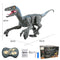 2.4G RC Dinosaur Raptor Jurassic world Remote Control Velociraptor Toy Electric Walking dragon Toys For Children Christmas Gifts