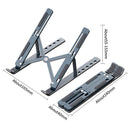 MC N3 Portable Laptop Stand Aluminium Foldable Stand Compatible with 10 to 15.6 Inches Laptops For Macbook Lenovo DELL