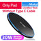 30W Qi Wireless Charger For iPhone 13 12 11 Pro Xs Max Mini X Xr Induction Fast Wireless Charging Pad For Samsung s8 s9 s10 note