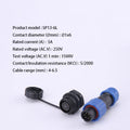 SP13 IP68 waterproof connector male plug &amp; female socket 1/2/3/4/5/6/7/9 pin panel Mount wire cable connector aviation plug