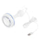 Hanging Fan 4 Speed Adjustable 6 Leaves Ceiling Fan for Outdoor Activities USB Powered Fan Picnic Camping Bbq Supplies