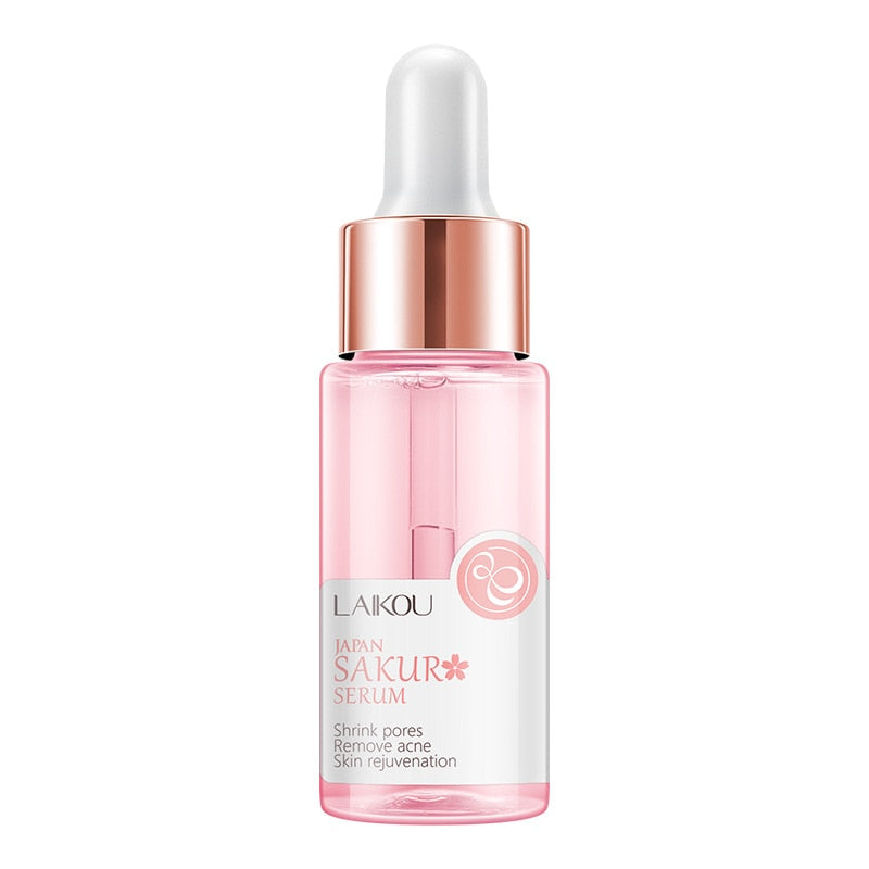 LAIKOU Serum Japan Sakura Essence Anti-Aging Hyaluronic Acid Pure 24K Gold Whitening Vitamin C Anti Wrinkle Face Serum Care Skin