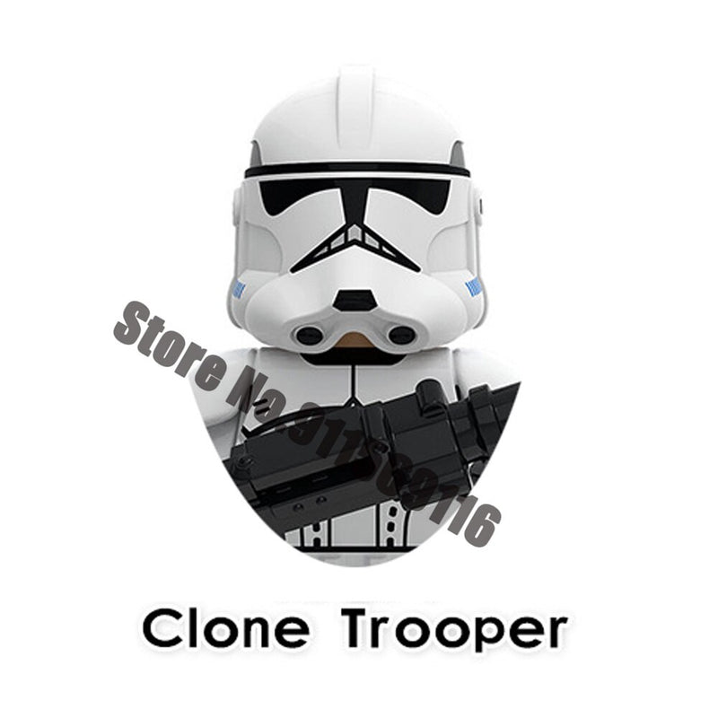 Brand Disney Building Blocks 501st Clone Boba Fett Troopers Palpatine Yoda Fennec Shand Tarkin Obi-Wan Kenobi Bricks Figure Toys