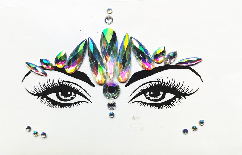 3D Sexy  face tattoo stickers Temporary tattoos  glitter fake tattoo  rhinestones for woman  Party face Jewels tatoo