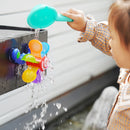 Baby Bath Toys Colorful Waterwheel Bathing Sucker Bathtub Water Spray Play Set Shower Sprinkler Toy For Kids Toddler Children